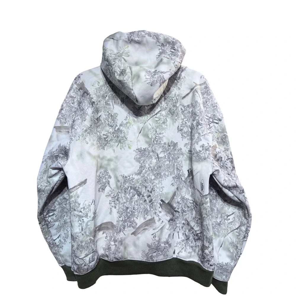 King's Outdoor World‎ Hoodie Mens M Regular Snow Camo Fleece Hunting Pullover
